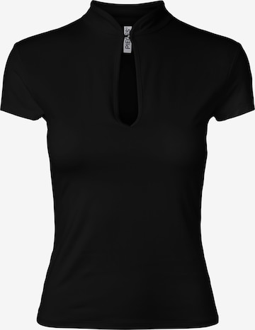 Top di PIECES in nero: frontale