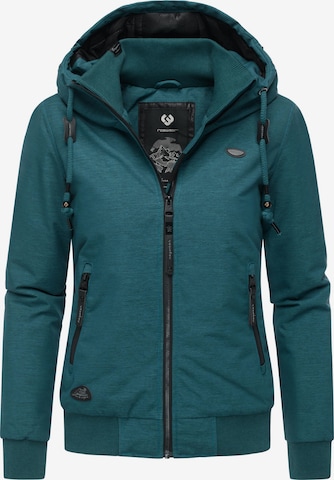 Giacca invernale 'Nuggie' di Ragwear in verde: frontale