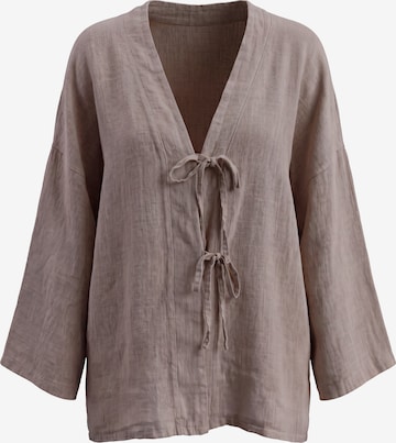 Seasons of April Blouse ' GIANNA ' in Brown: front