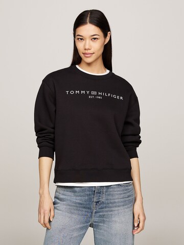 TOMMY HILFIGER Свитшот в Черный: спереди