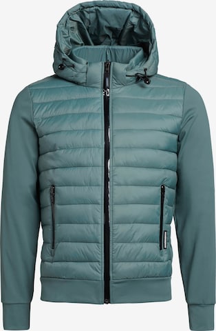 khujo Between-Season Jacket 'Bolt Matt' in Green: front