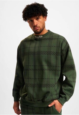 Thug Life Sweatshirt in Groen