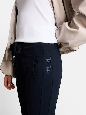 Loosefit Pantalon TOM TAILOR en bleu