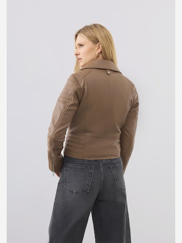 Bolongaro Trevor Between-season jacket ' Jasmine Biker ' in Brown
