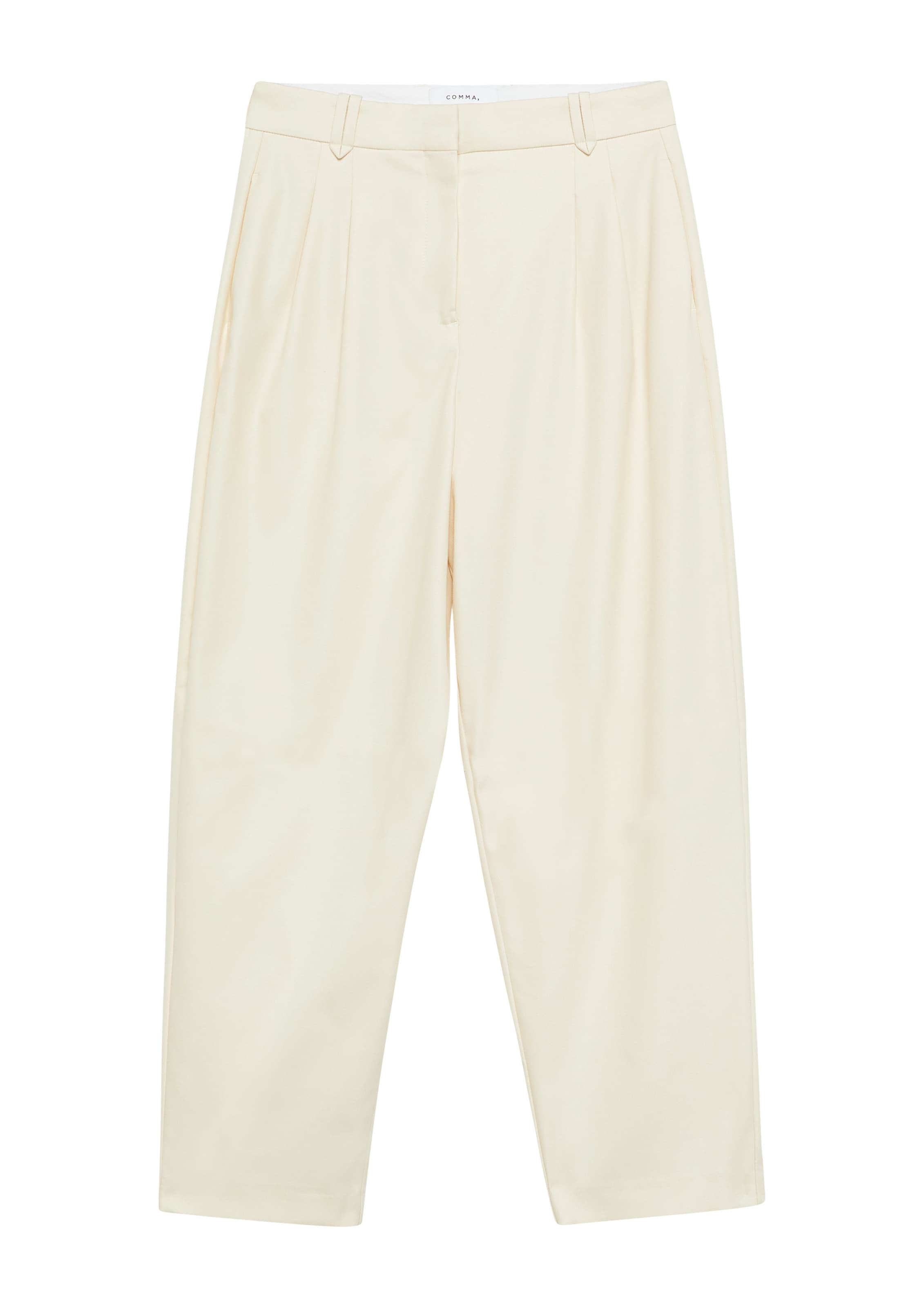 COMMA Barrel Hose in Beige: Vorderseite