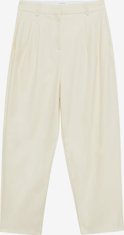 Barrel Pantalon COMMA en beige : devant