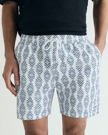 Scalpers Indigo Skull Swimsuit ' ' in Weiß