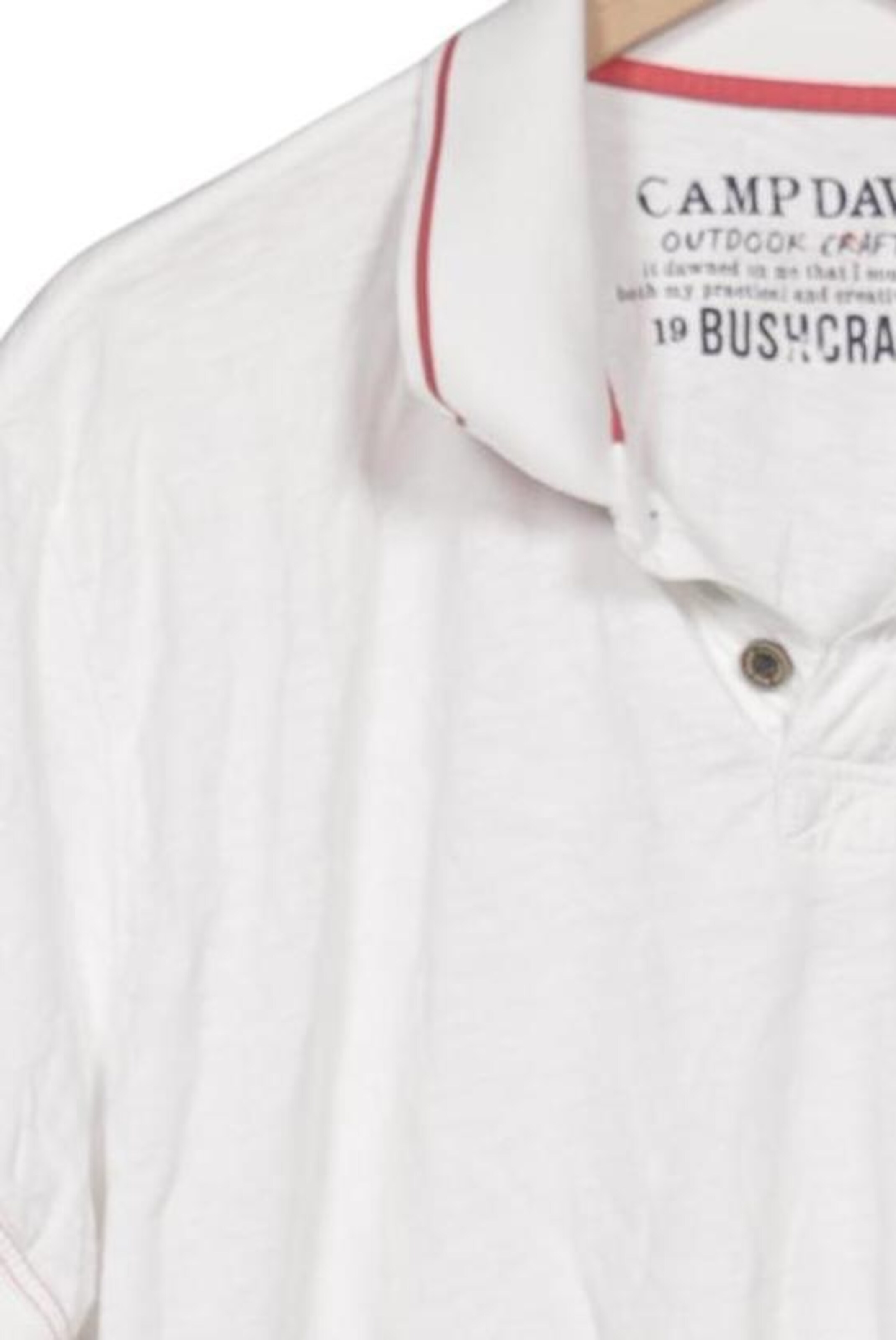 CAMP DAVID Shirt in XXXL in White