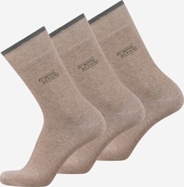 Chaussettes CAMEL ACTIVE en beige : devant