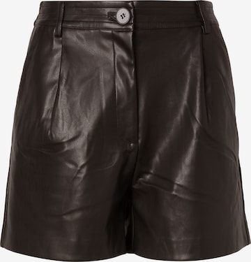 ABOUT YOU Pleat-Front Pants 'Cassia' in Brown: front