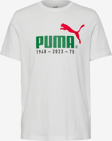 PUMA Funkční tričko 'No. 1 Logo Celebration' – bílá: přední strana
