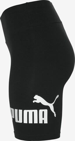 PUMA Skinny Sportshorts in Schwarz