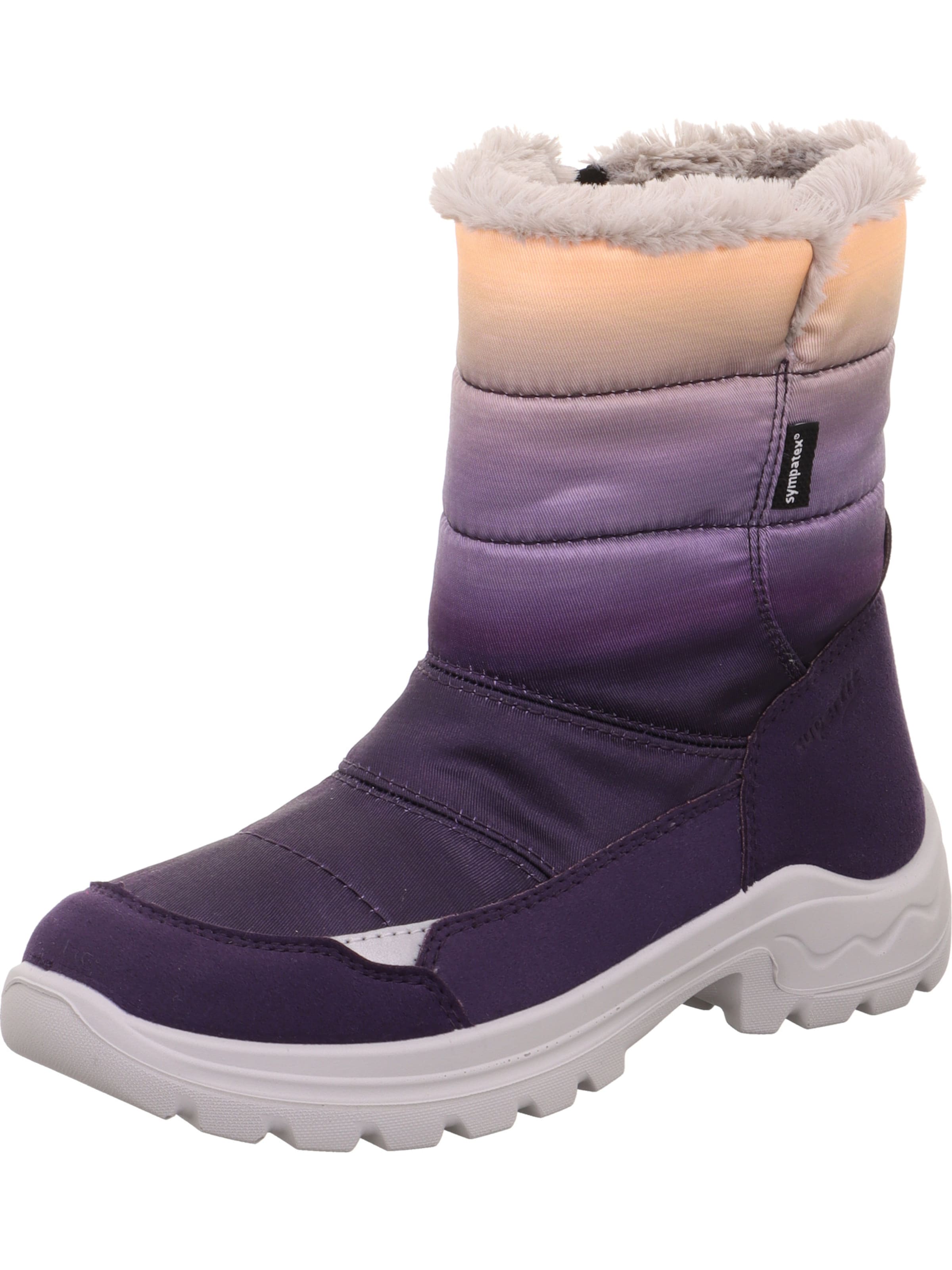 SUPERFIT Snow Boots 'Aurora' in Purple: front