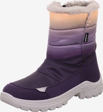 SUPERFIT Snow Boots 'Aurora' in Purple: front