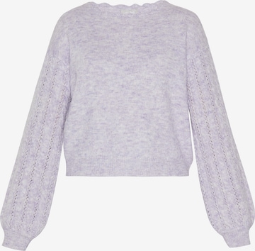 Pullover di Usha in lilla: frontale