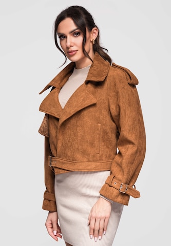 Manteau mi-saison 'OW-JAFL-0112' Ombre en marron