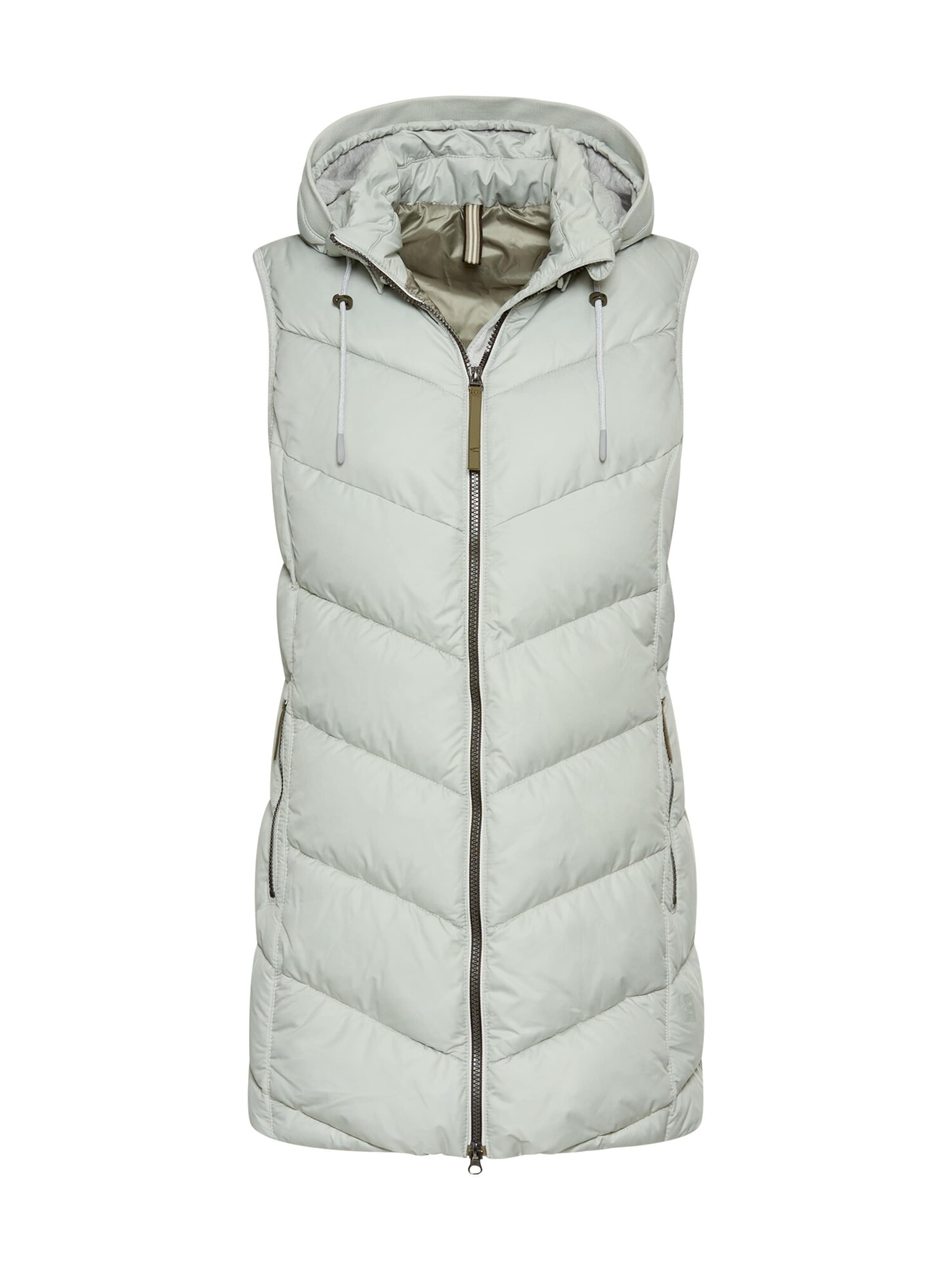 CAMEL ACTIVE Weste mit abnehmbarer Kapuze in Grün: Vorderseite