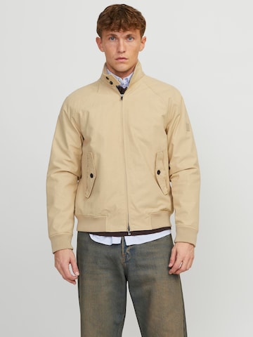 JACK & JONES Tussenjas 'Rudy Harrington' in Bruin: voorkant