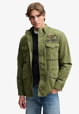 Superdry & Co Tussenjas 'Military M65' in Groen: voorkant