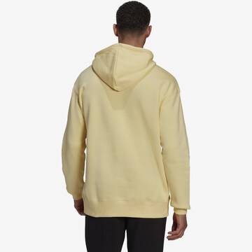 ADIDAS SPORTSWEAR Athletic Sweatshirt 'Essentials Feelvivid  Fleece Drop Shoulder' in Yellow