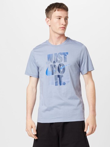 Tricou de la Nike Sportswear pe albastru: față
