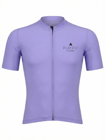 Maillot 'Rennradtrikot Damen Violet Mortirolo' PIPPO Amsterdam en violet : devant