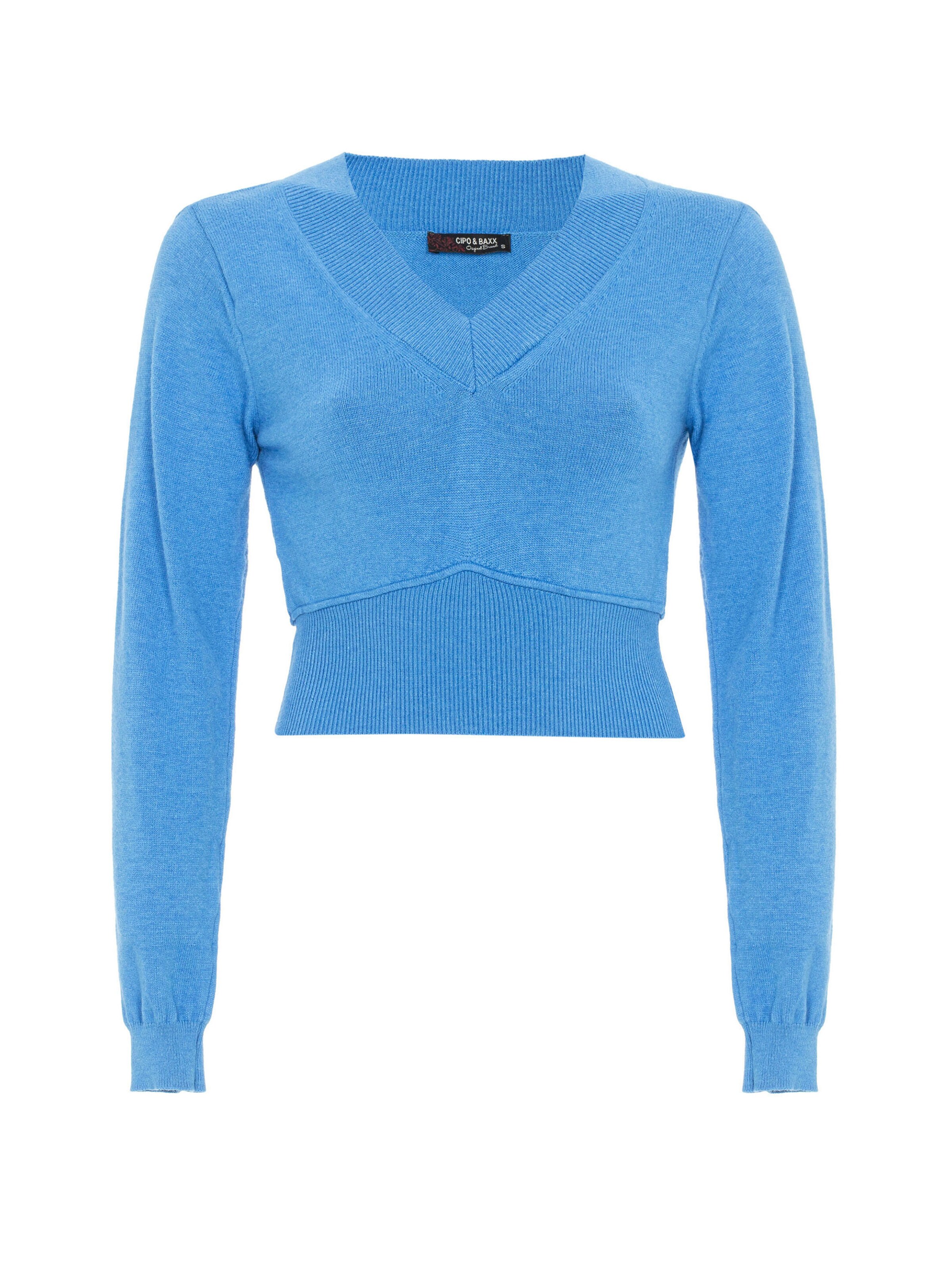 CIPO & BAXX Sweater in Blue: front