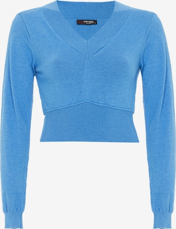 Pull-over CIPO & BAXX en bleu : devant