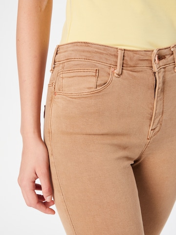 ONLY Skinny Jeans 'Paola' in Brown