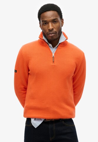 Pull-over Superdry en orange : devant