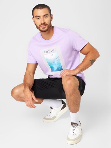 T-Shirt 'Collage' WESTMARK LONDON en violet