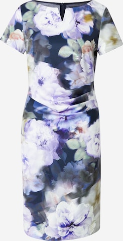 mėlyna SWING Trumpa kokteilinė suknelė: priekis