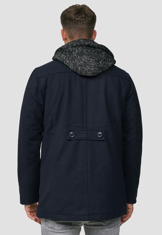 INDICODE JEANS Between-seasons coat 'Cliff' in Blue