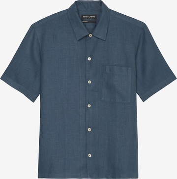 Marc O'Polo Button Up Shirt in Blue: front