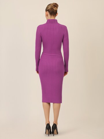 APART Knitted dress in Purple
