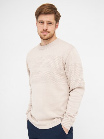 CLIPPER Pullover 'Aarhus' in Beige