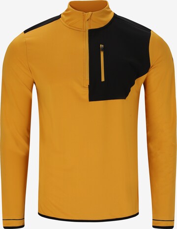 ENDURANCE Sportsweatshirt 'Breger' in Geel: voorkant
