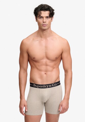Superdry & Co Boxer shorts in Brown: front