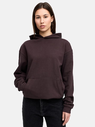 Daily Cotton Sweatshirt 'DCTERUEL' in Brown: front
