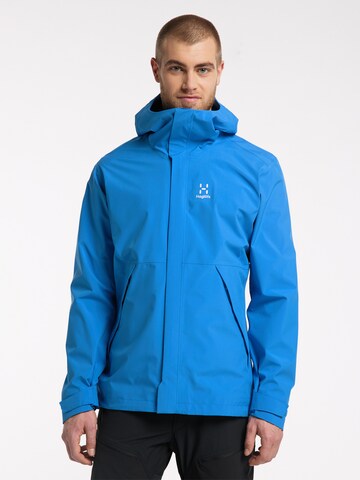 Haglöfs Outdoor jacket 'Tjärn' in Blue: front