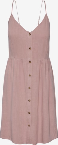 PIECES Sukienka 'Vinsty' w kolorze różowy: przód