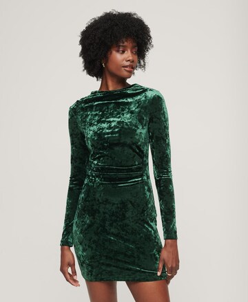 Superdry Cocktail Dress in Green: front