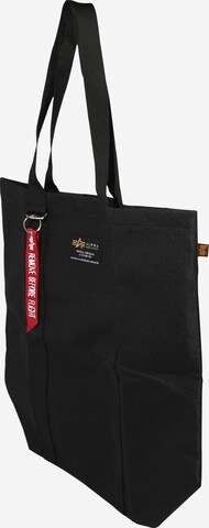 ALPHA INDUSTRIES Shopper in Zwart: voorkant