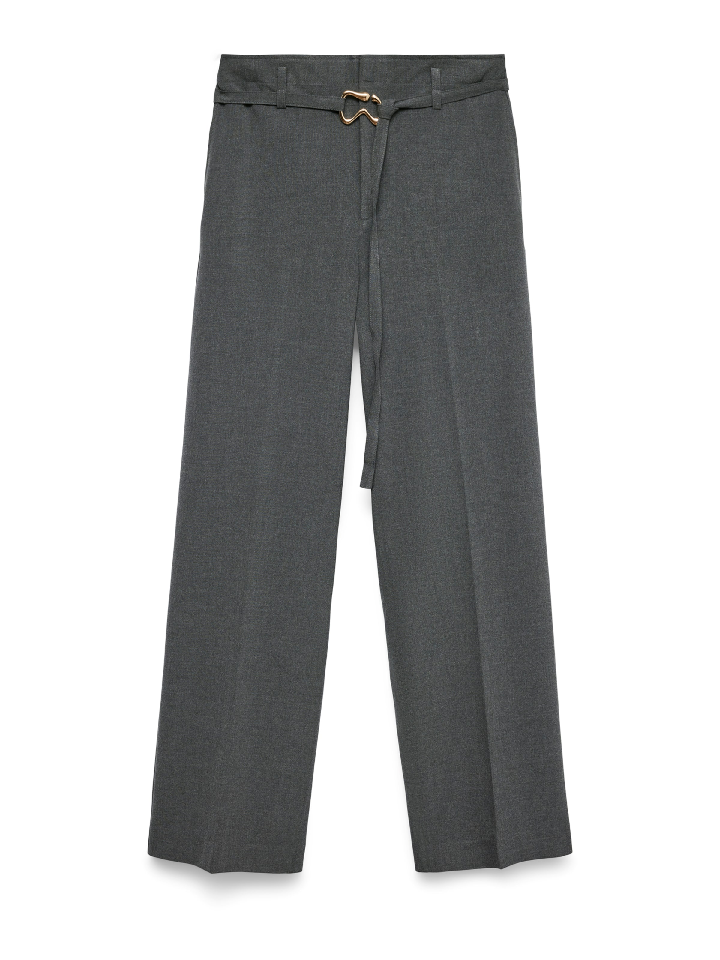 VERO MODA - regular Pantalón de pinzas 'VMOANA' en gris: frente