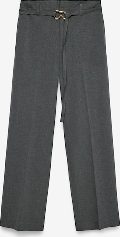 VERO MODAregular Hlače na crtu 'VMOANA' - siva boja: prednji dio