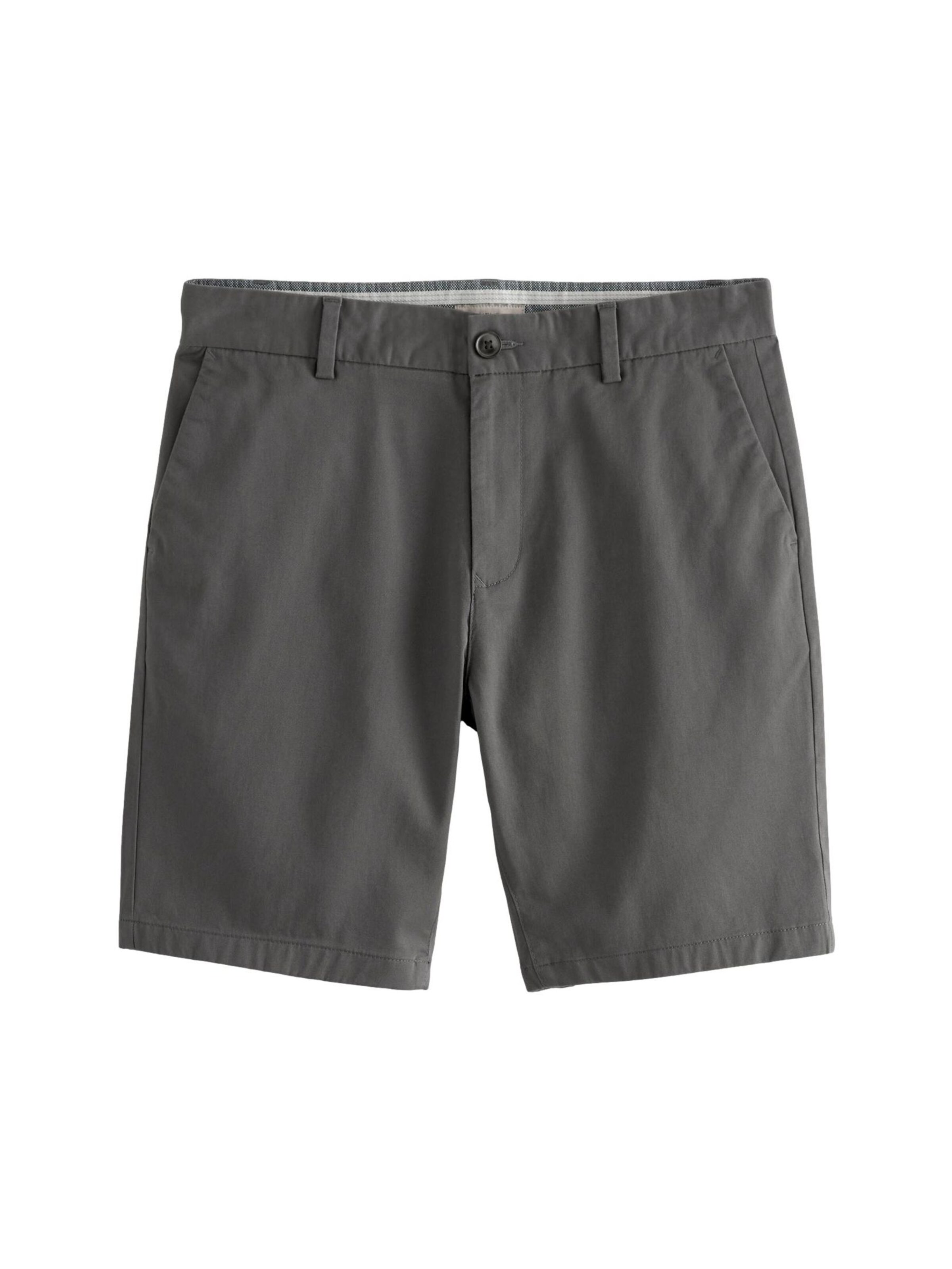 Next Slimfit Chinohose in Grau: Vorderseite