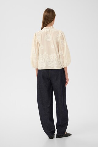 KAREN BY SIMONSEN Bluse 'KBErmine' in Beige