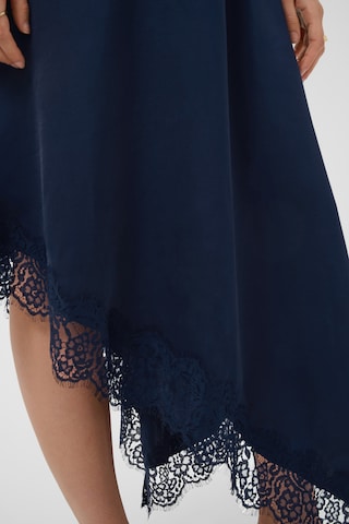 Cream Dress 'Astana' in Blue