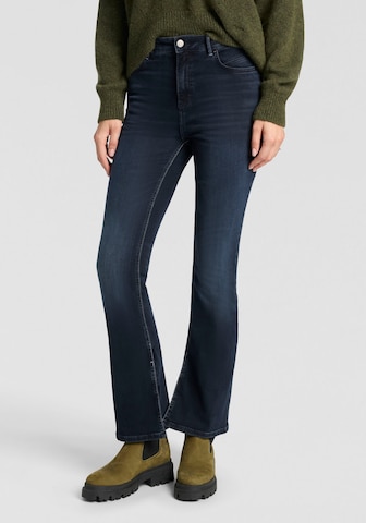 BOSS Orange Bootcut Jeans in Blau: Vorderseite
