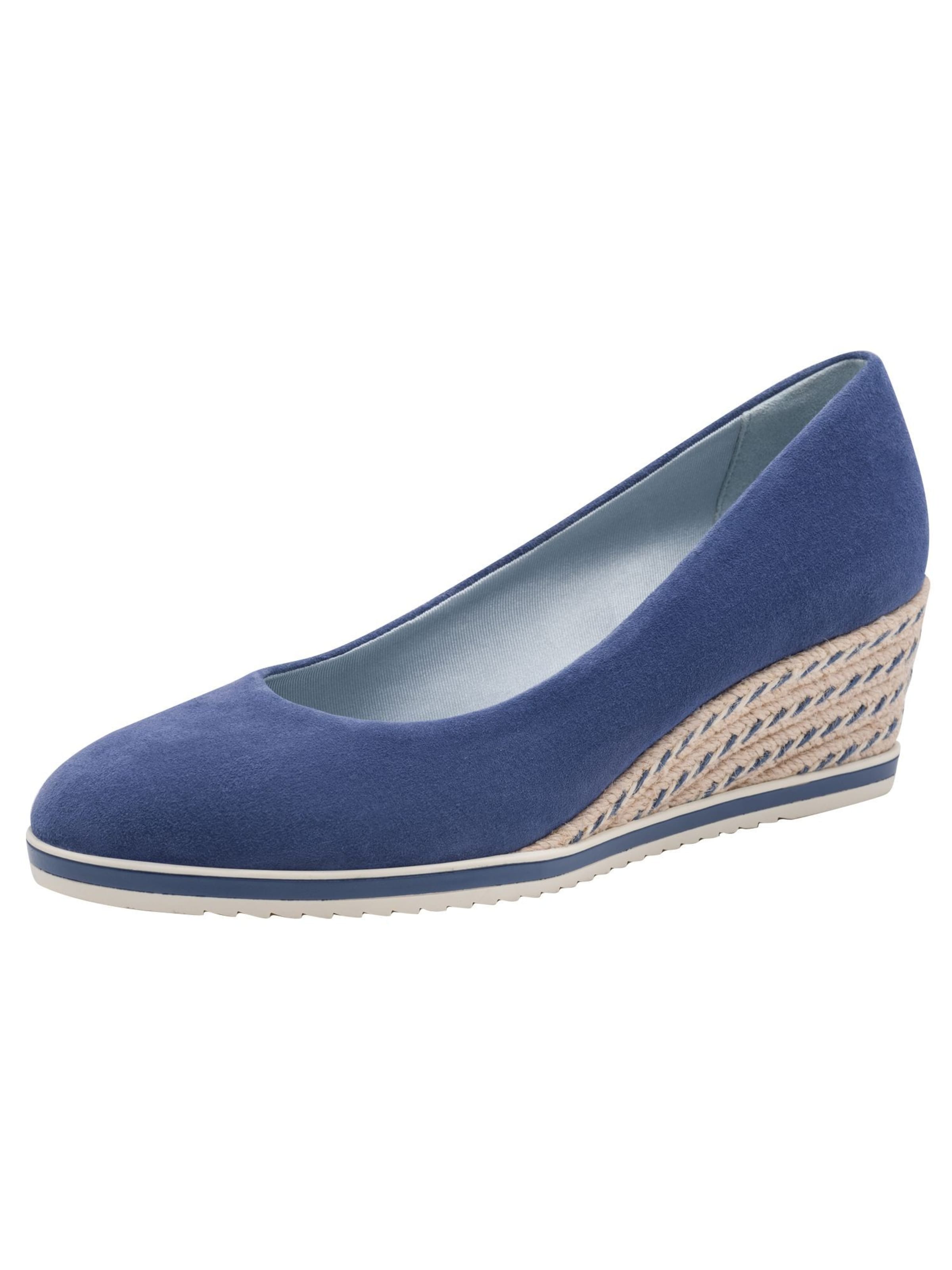 Tamaris Pumps in Blauw: voorkant